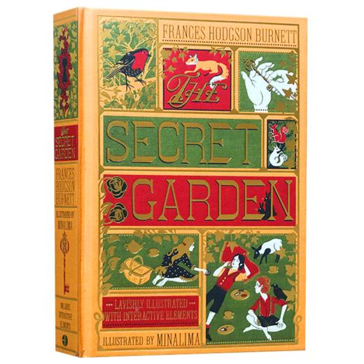 秘密花园 英文原版 The Secret Garden  经典童话 英文版启蒙英语阅读故事小说 全彩插图版机关书 亲子互动读物进口书籍 商品图4