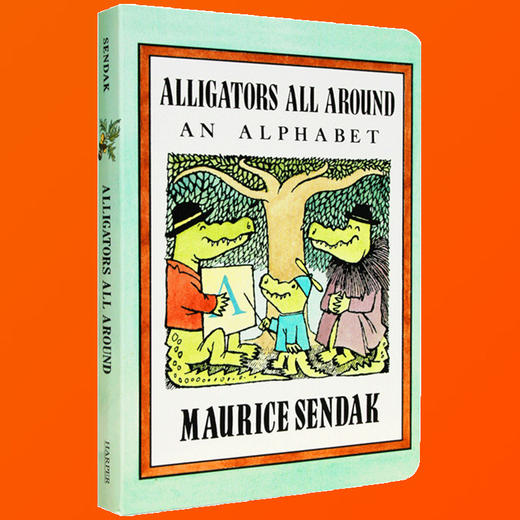 小鳄鱼学字母 英文原版绘本 Alligators All Around Board Book 廖彩杏书单 拼读纸板书 英文字母认知 英文版进口书 商品图2