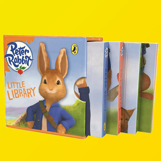 正版 彼得兔动画 小小图书馆 英文原版 Peter Rabbit Animation: Little Library 动物绘本迷你纸板书 英文版进口书籍 商品图2