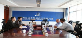 德国Oldendorff船东拜访青岛远洋船舶供应有限公司