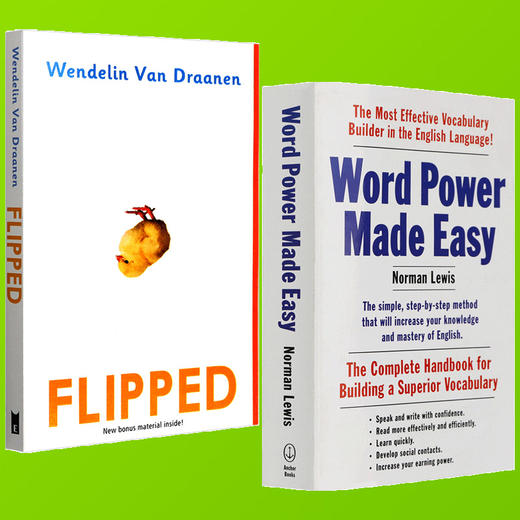 华研原版 word power made easy 单词的力量 英语说文解字 英文原版工具书+Flipped 怦然心动 英文原版小说 2本套装英文版进口书籍 商品图1