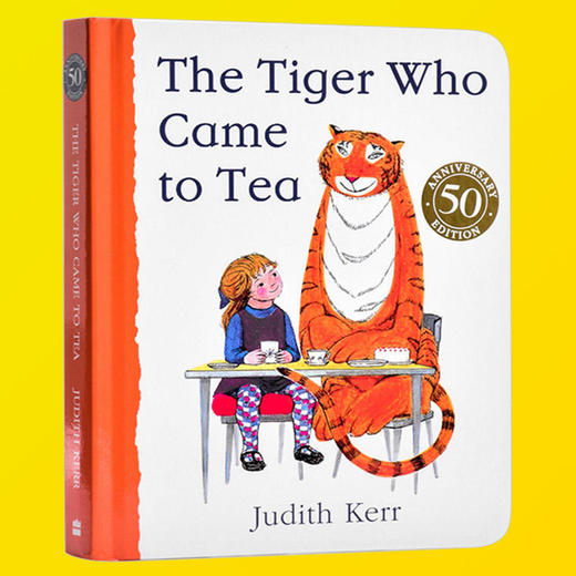 The Tiger Who Came to Tea 英文原版 老虎来喝下午茶 英文版儿童启蒙英语阅读纸板书 进口原版趣味故事绘本5-12岁亲子共读书单 商品图3