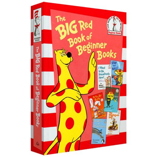 苏斯入门书系列 英文原版绘本 The Big Red Book of Beginner Books 大红书精装 苏斯博士儿童启蒙图画故事书 英文版进口书 商品图4