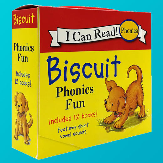 Biscuit Phonics Fun 小饼干狗自然拼读儿童绘本读物12本盒装 英文原版 My First I Can Read 汪培珽推荐 英文版图画书 进口书 商品图2