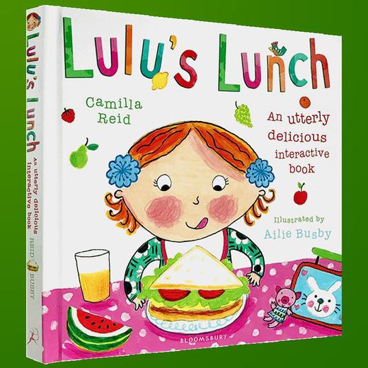 英文原版绘本 Lulu’s Lunch 露露的午餐 Lulu系列 幼儿启蒙趣味认知图画翻翻书 英文版精装触摸操作机关书 商品图1