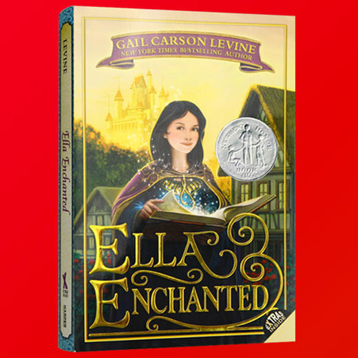 魔法灰姑娘 英文原版 Ella Enchanted 纽伯瑞银奖 英文版儿童文学书 同名电影原著小说 安妮海瑟薇主演 正版进口书 商品图2