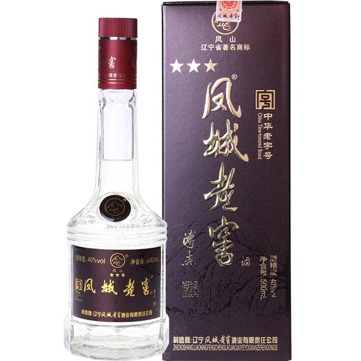 凤城老窖 老三星40度 酱香型白酒 500ml/瓶 6瓶/箱 商品图1