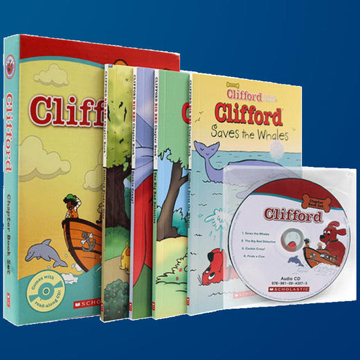 大红狗系列4册 英文原版儿童读物 Clifford Chapter Book 儿童英语桥梁章节书套装 正版进口书籍 英文版 商品图3