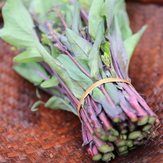 红菜心（400g）红菜心略带苦味儿哦！营养均衡，吃五颜六色的菜 商品图1