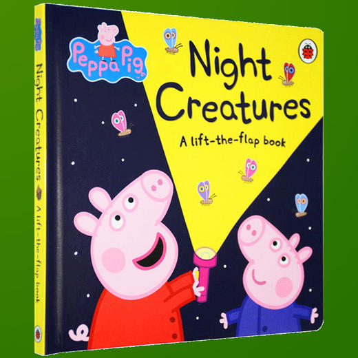 小猪佩奇 夜间动物大集合 英文原版绘本 Peppa Pig Night Creatures 粉红猪小妹翻翻书  纸板书 ladybird 佩琪 英文版进口书籍 商品图3
