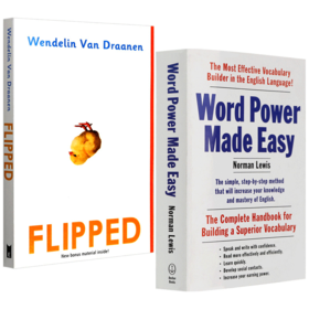 华研原版 word power made easy 单词的力量 英语说文解字 英文原版工具书+Flipped 怦然心动 英文原版小说 2本套装英文版进口书籍