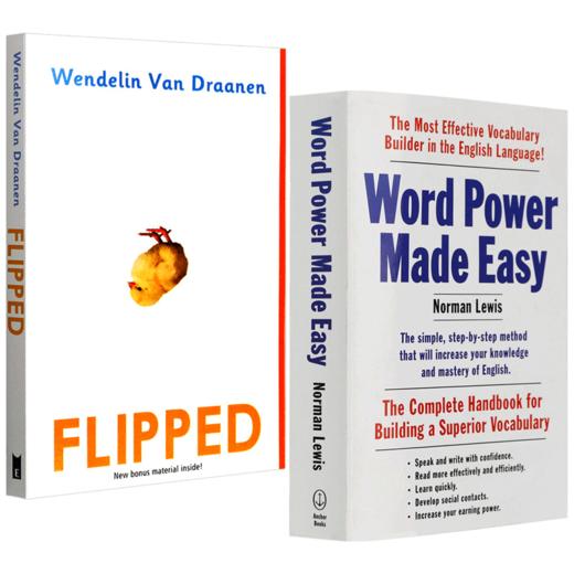 华研原版 word power made easy 单词的力量 英语说文解字 英文原版工具书+Flipped 怦然心动 英文原版小说 2本套装英文版进口书籍 商品图0