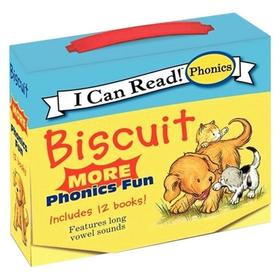 小饼干狗自然拼读绘本12册 英文原版 Biscuit More Phonics Fun 儿童英语读物 汪培珽书单My First I Can Read 进口书籍