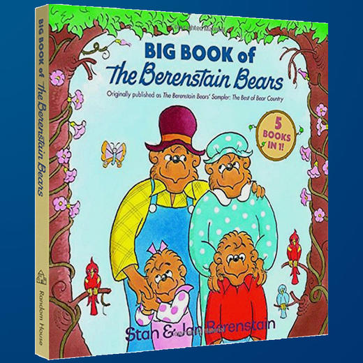 英文原版绘本 贝贝熊系列 Big Book of the Berenstain Bears 贝贝熊之新生婴儿 Stan Berenstain 英文版 进口精装儿童图画故事书 商品图3