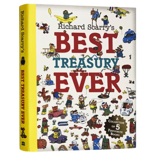 斯凯瑞很好的故事合集 英文原版绘本 Richard Scarry’s Best Treasury Ever 斯凯瑞童书 英文版儿童启蒙书 亲子读物 商品图4