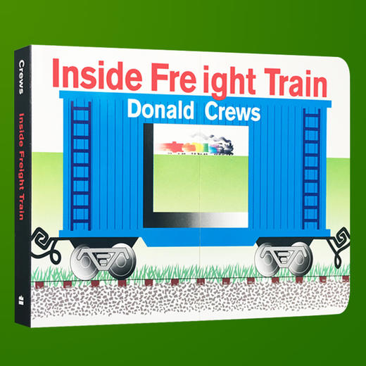 英文原版绘本 Inside Freight Train 火车的里面 亲子游戏互动图画书 0-1-3-6岁英语启蒙阅读早教育儿童书 货运列车里 正版进口 商品图2