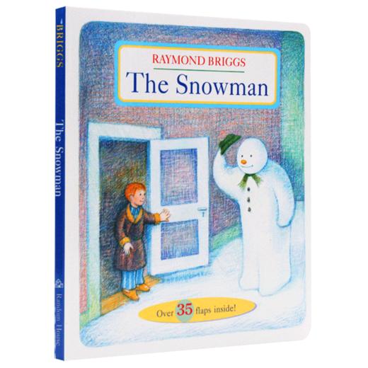 The Snowman 雪人趣味翻翻书 英文原版儿童绘本纸板书 Raymond Briggs 波士顿环球号角图画书奖 经典故事书 英文版进口书 商品图4