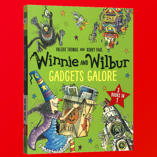 女巫温妮与黑猫威尔伯三合一故事集 英文原版 Winnie and Wilbur 儿童英语魔法故事绘本章节书 英文版原版 正版英语童书 商品图2