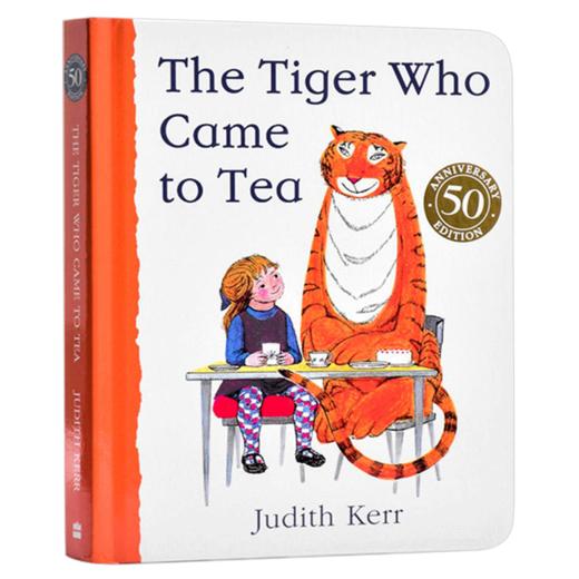 The Tiger Who Came to Tea 英文原版 老虎来喝下午茶 英文版儿童启蒙英语阅读纸板书 进口原版趣味故事绘本5-12岁亲子共读书单 商品图4
