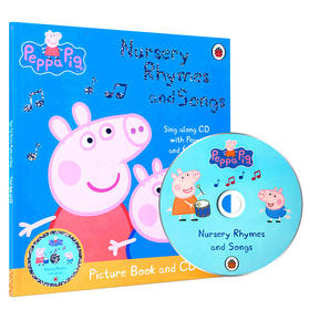 英文原版绘本 Peppa Pig 粉红猪小妹佩琪幼儿园经典韵文童谣 Nursery Rhymes and Songs with CD 小猪佩奇儿歌童谣 正版进口书