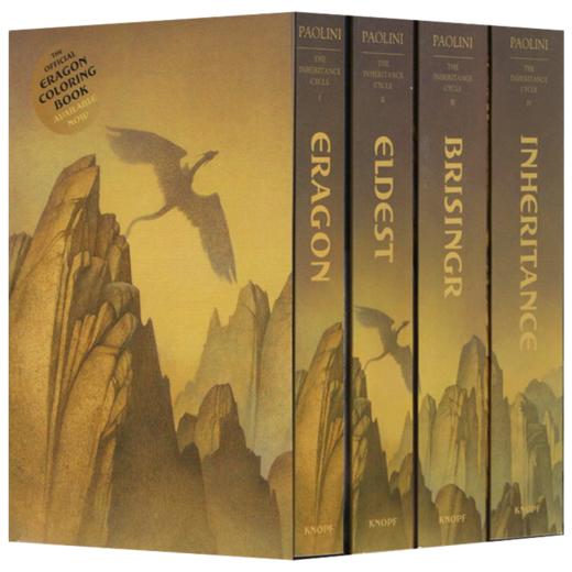 龙骑士系列四部曲全套 英文原版 Inheritance Cycle BoxSet 伊拉龙 遗产四部曲4册盒装 Eragon,Eldest,Brisingr 英文版奇幻书 商品图4