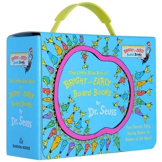 英文原版绘本幼儿启蒙阅读礼盒装4册 The Little Blue Box of Bright and Early 苏斯博士故事集 Dr Seuss 儿童读物英文版 商品图0