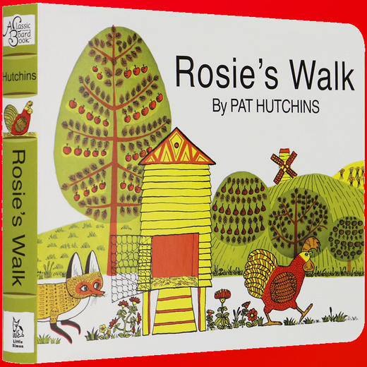 母鸡萝丝去散步 英文原版绘本 廖彩杏书单  英文版幼儿童英语启蒙绘本书 纸板书 Rosies Walk Board Book 图画故事 商品图1