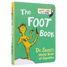 The Foot Book 千奇百怪的脚 英文原版绘本纸板书 Dr. Seuss 苏斯博士系列 2-5-6岁幼儿启蒙阅读英语 廖彩杏推荐 英文版进口书