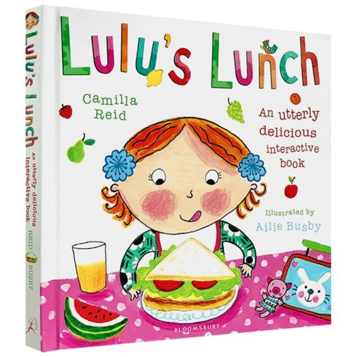 英文原版绘本 Lulu’s Lunch 露露的午餐 Lulu系列 幼儿启蒙趣味认知图画翻翻书 英文版精装触摸操作机关书 商品图4