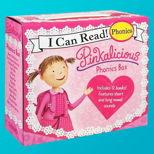 【I can read 系列】英文原版绘本 Pinkalicious Phonics Box Set 粉红控  自然拼读12本套 商品图3