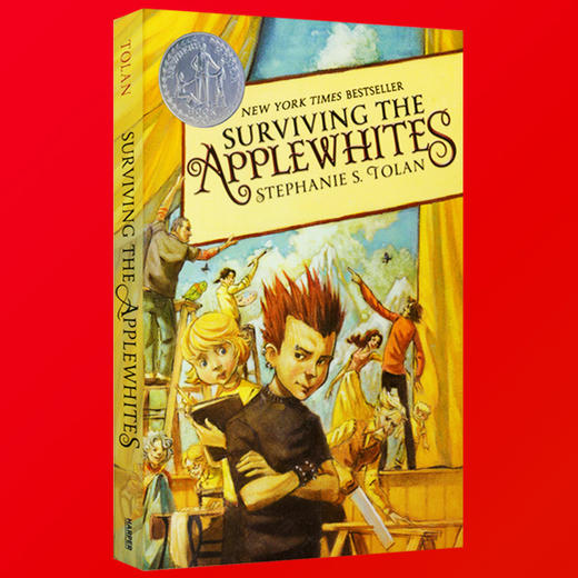 爱波怀特家庭学校生存记 英文原版青少年小说 Surviving the Applewhites 纽伯瑞银奖 英文版儿童文学书 进口书 商品图2