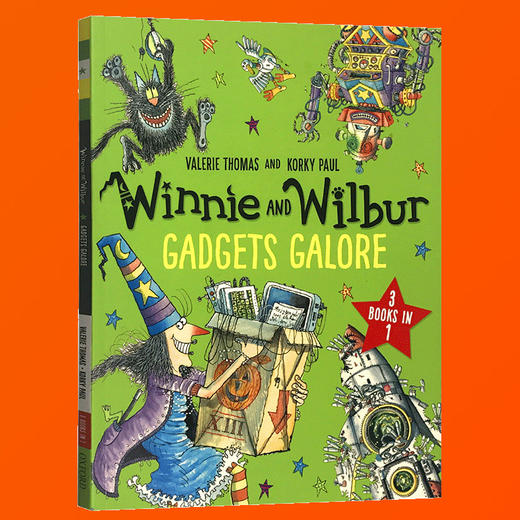 女巫温妮与黑猫威尔伯三合一故事集 英文原版 Winnie and Wilbur 儿童英语魔法故事绘本章节书 英文版原版 正版英语童书 商品图1