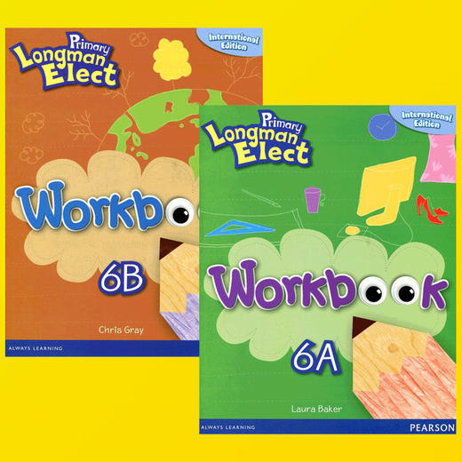 英文原版 培生香港朗文小学英语教材 Primary Longman Elect 6A+6B word book 单词练习册2本 6-12岁 六年级系列 英文版进口书籍 商品图1