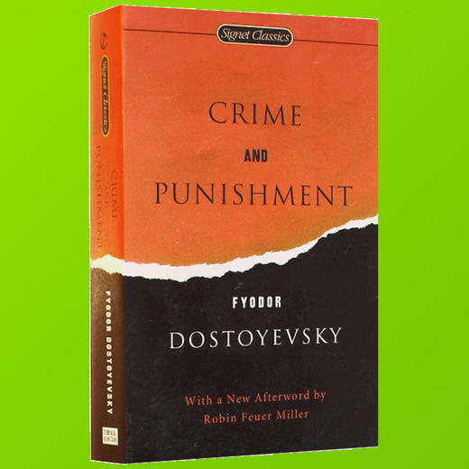 罪与罚 英文原版小说 Crime and Punishment 陀思妥耶夫斯基 Fyodor Dostoyevsky 经典名著 英文版红色小说英语书 商品图1