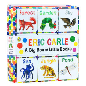 艾瑞卡尔爷爷 小小手掌书9册纸板礼盒装 英文原版 The World of Eric Carle 动物认知 英文版儿童英语启蒙绘本 进口书正版