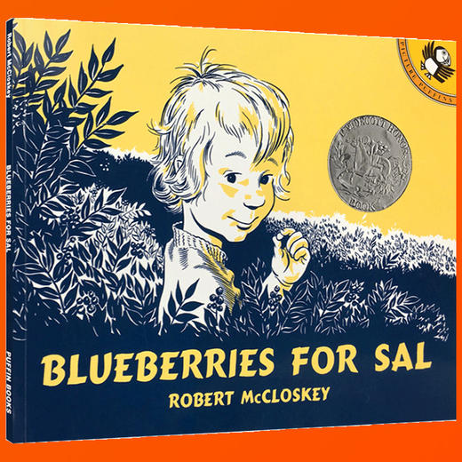 英文原版绘本 小塞尔采蓝莓 凯迪克大奖绘本 Blueberries for Sal: StoryTape  汪培珽英文书单 英文绘本 正版进口书 平装 商品图2
