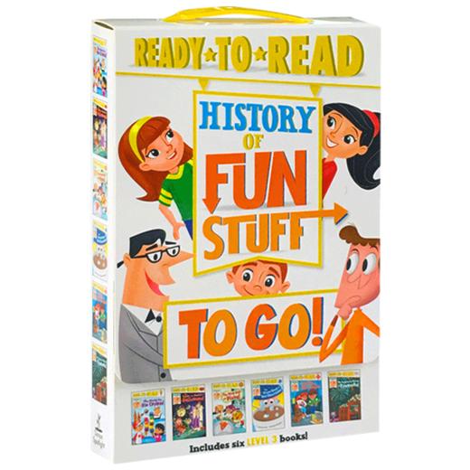 有趣的历史6本 英文原版 Ready to Read History of Fun Stuff to Go! 分级阅读图画书 准备阅读系列 Ready-to-Read level 3 进口 商品图4