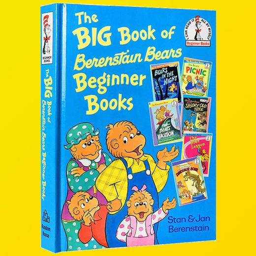 英文原版绘本 贝贝熊大书 6个故事合辑精装 The Big Book of Berenstain Bears Dr Seuss苏斯博士儿童图画故事书 正版 商品图1