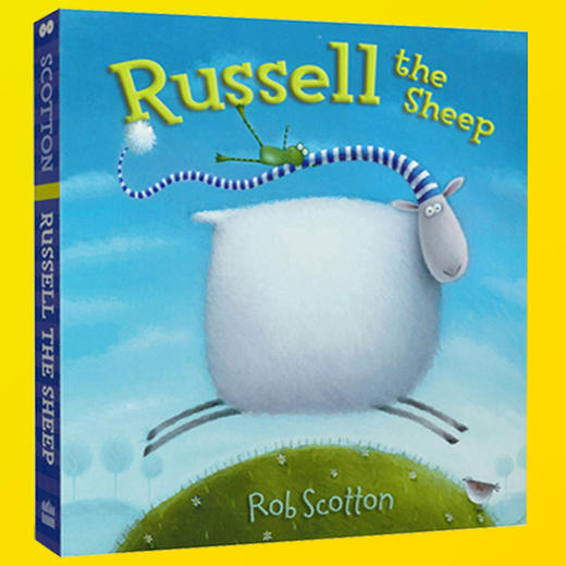 小羊罗素睡不着 纸板书 英文原版 Russell the Sheep  纽约时报推荐 宝宝睡前故事书 啪嗒猫Splat The Cat作者 英文版英语书 商品图2