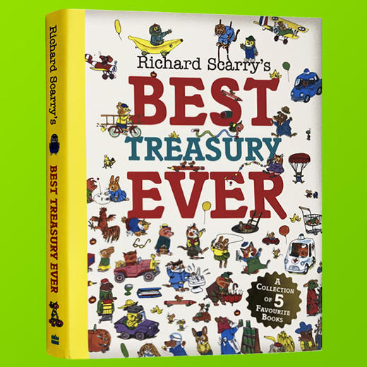 斯凯瑞很好的故事合集 英文原版绘本 Richard Scarry’s Best Treasury Ever 斯凯瑞童书 英文版儿童启蒙书 亲子读物 商品图1