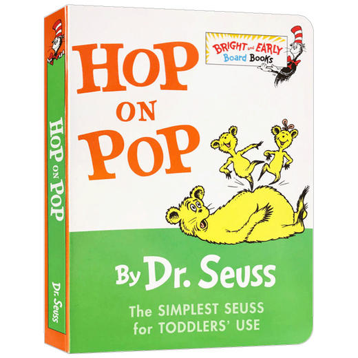进口英文原版绘本 Hop on Pop Dr. Seuss 在爸爸身上蹦来跳去 纸板书 苏斯博士儿童启蒙低幼适龄版图画书籍畅销书 廖彩杏亲子读物 商品图0