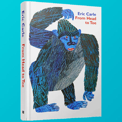 From Head to Toe 从头动到脚 英文原版 儿童绘本纸板书 eric carle 艾瑞卡尔爷爷 吴敏兰书单 1-2-3-4岁儿童绘本 英文版 商品图1