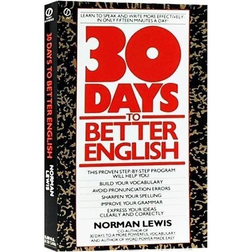 正版 30天提高英语技能 Thirty Days to Better English 英文原版 Word Power Made Easy 单词的力量作者 经典英文版学习 商品图0