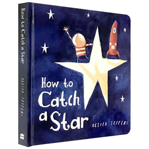 How to Catch a Star 怎样摘星星 英文原版纸板书 杰夫斯 智慧小孩绘本 英文版进口书 Oliver Jeffers书单 商品图4