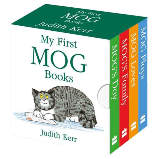 英文原版绘本 小猫格格4本纸板书合集 My First Mog Books 小猫格格系列 朱迪丝克尔 英文版儿童启蒙书籍 进口原版英文书 商品图4