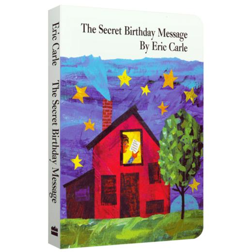 英文原版纸板书 Eric Carle:The Secret Birthday Message Board Book 秘密的生日信息 英文版进口绘本 艾瑞卡尔爷爷 商品图4