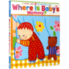 妈妈在哪里？ Karen Katz 卡伦卡茨 英文原版绘本  Where Is Baby’s Mommy？ 纸板翻翻书 英文版正版英语儿童读物书 商品缩略图4
