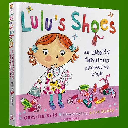 露露的鞋子 Lulu’s Shoes 英文原版绘本 Lulus系列 幼儿启蒙趣味认知绘本 精装触摸操作书机关书 英文版儿童图画翻翻书 商品图2