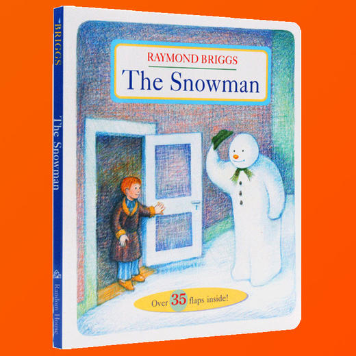 The Snowman 雪人趣味翻翻书 英文原版儿童绘本纸板书 Raymond Briggs 波士顿环球号角图画书奖 经典故事书 英文版进口书 商品图3