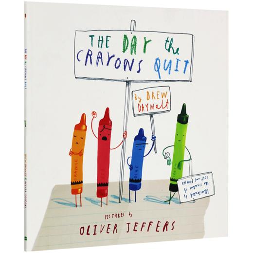 英文原版 The Day The Crayons Quit 小蜡笔大罢工 Oliver Jeffers 进口绘本  蜡笔辞职儿童趣味小故事 英语阅读启蒙图画书 商品图4